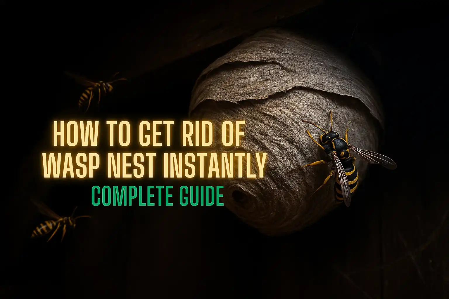 How to Get Rid of Wasps Nest Instantly