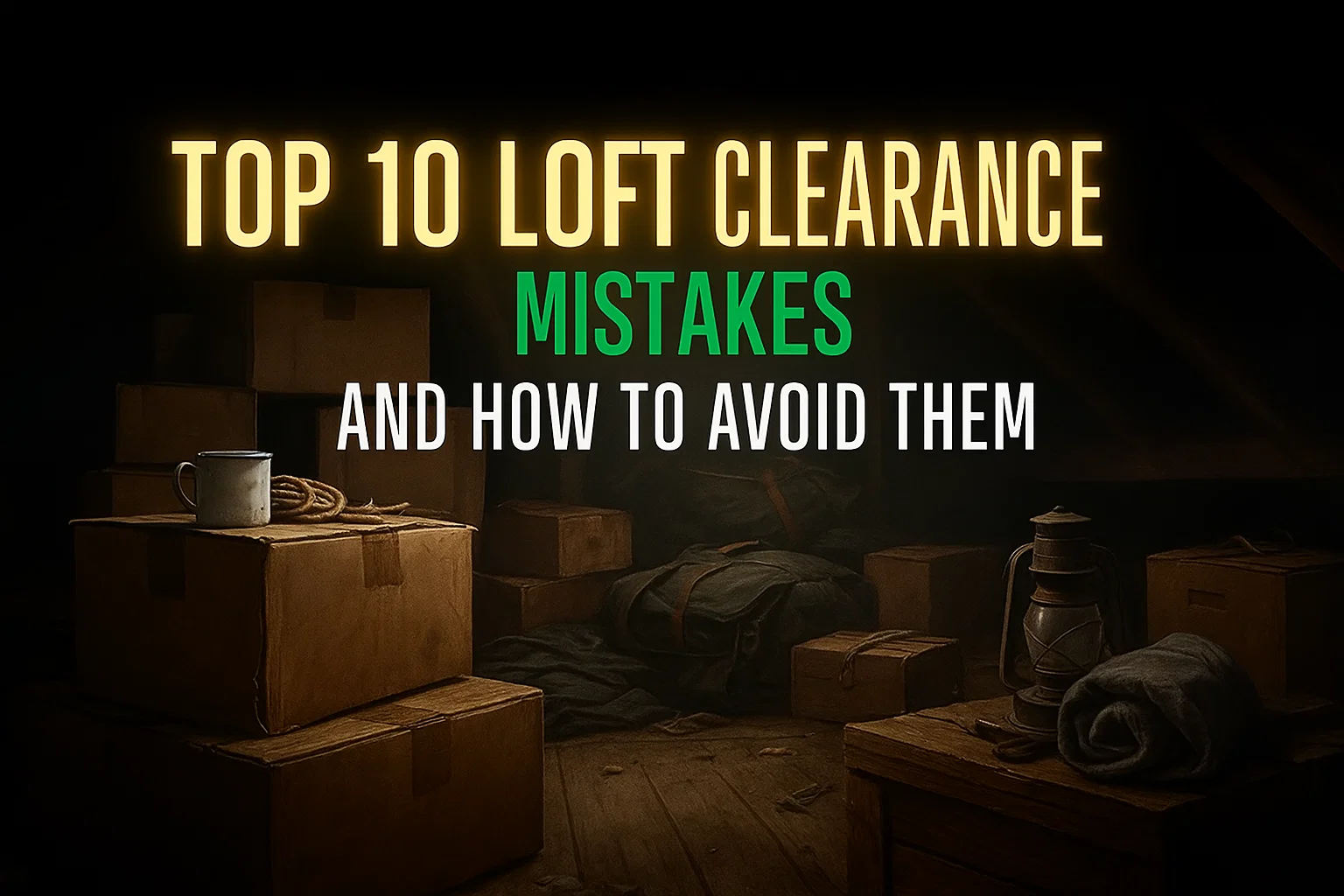 Loft Clearance Mistakes