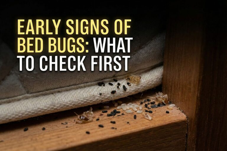 Early Signs of Bed Bugs What to Check First
