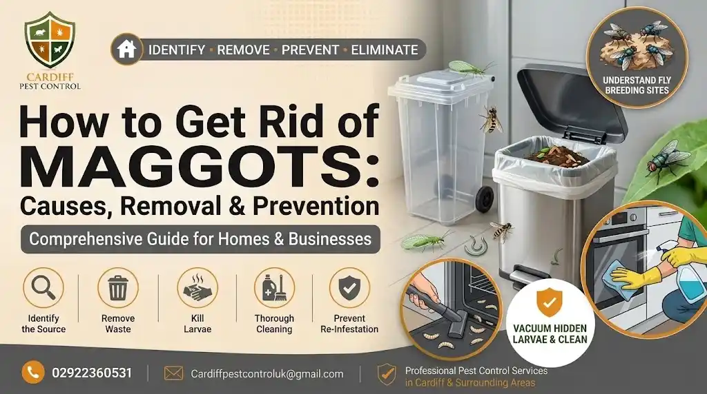 How to Get Rid of Maggots Causes, Removal & Prevention