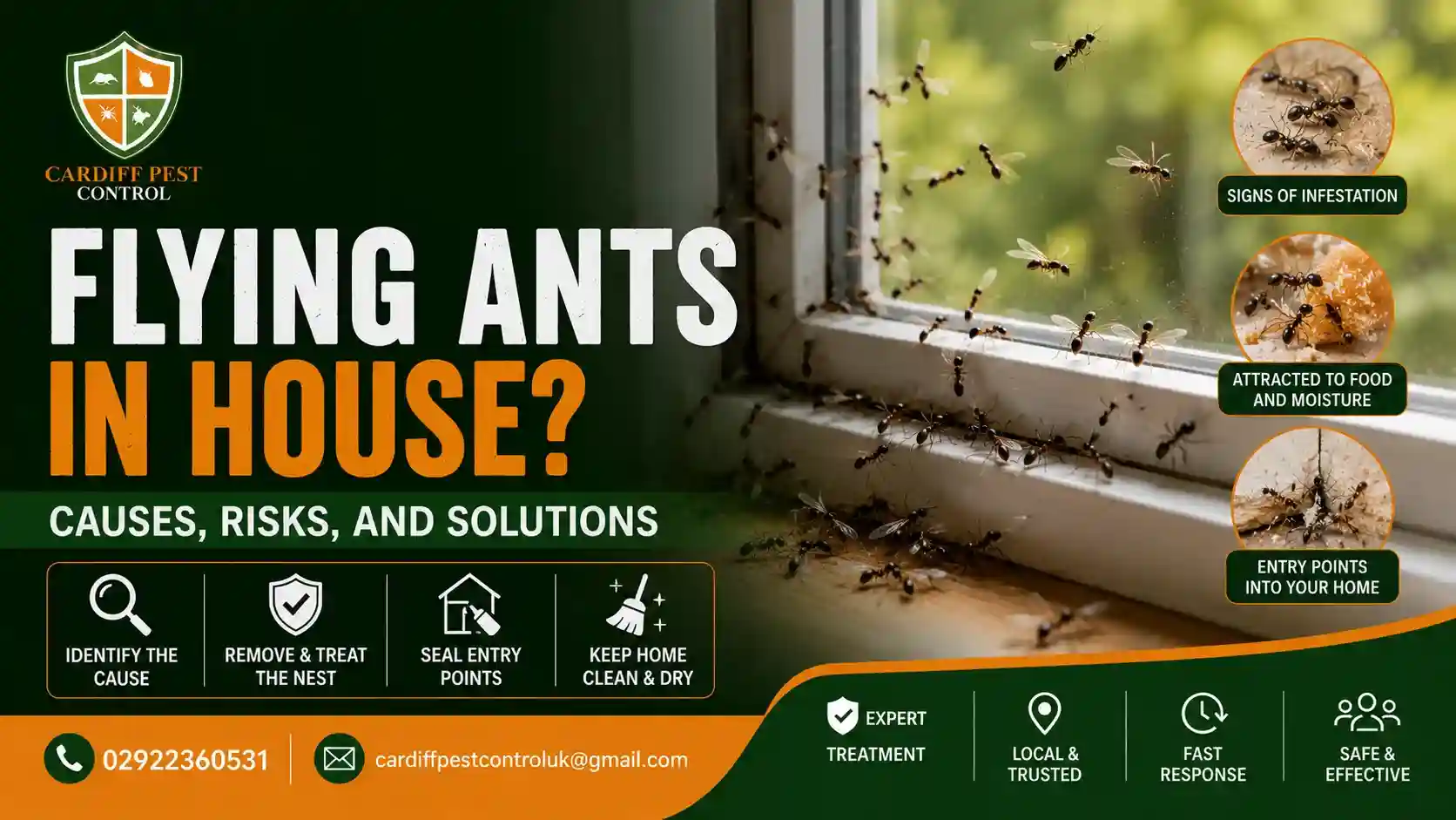 Why Are Flying Ants in My House Causes, Risks, and Solutions