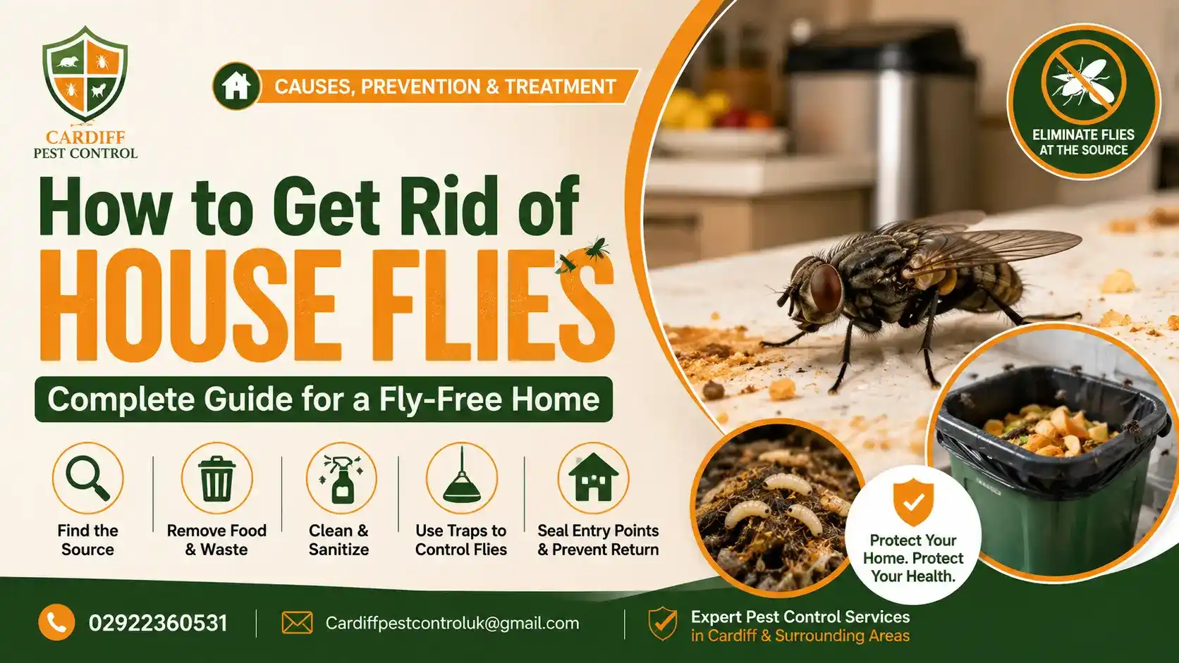 How to Get Rid of House Flies Causes, Prevention & Treatment